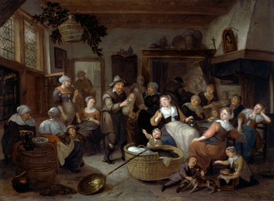 Celebration of a Birth by Richard Brakenburgh